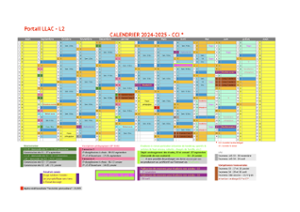 calendrier portail LLAC-L2_24-25